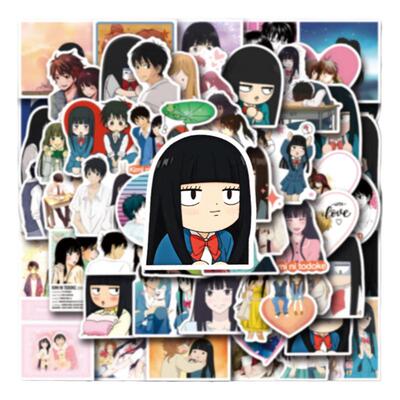 55张卡通动漫kimi ni todoke创意贴纸装饰行李箱水杯电脑防水贴画