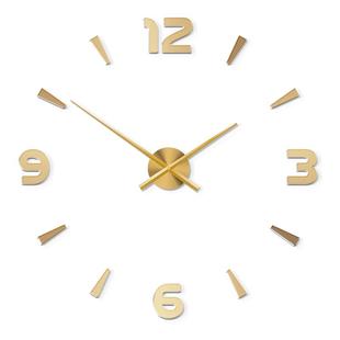 数字墙贴钟表创意diy时钟现代2025新款客厅简约家居装饰静音挂钟