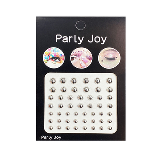 耳钉贴假眉钉耳骨鼻钉鹿晗同款钉子贴纸鼻贴水钻鼻梁脸贴饰品脸钉