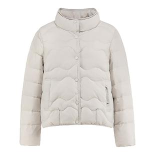 轻薄羽绒服女短款2025年新款韩版小个子白鸭绒薄款立领宽松外套