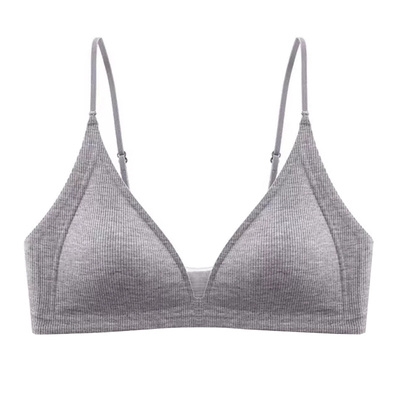 法式三角杯！细肩带小胸聚拢内衣