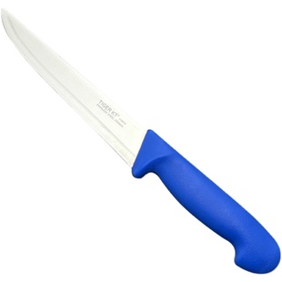 德国进口钢剔骨分割屠宰杀猪卖肉联厂专用割肉剃筋膜专业刀具蓝把