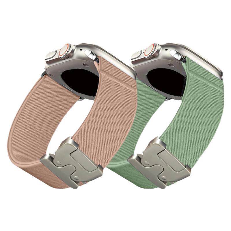 Fiterme适用苹果S10手表iwatch9表带applewatch9弹力S8新款Ultra2男SE运动8创意S7女款