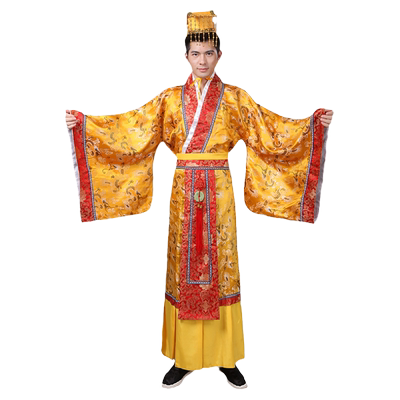 皇帝秦汉古代演出服唐朝皇上龙袍