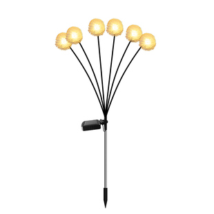 太阳能庭院灯户外防水萤火虫灯花园氛围布置装饰地插草坪蒲公英灯