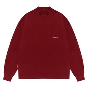 BJHG不计后果 长袖t恤男款冬季重磅日常休闲打底衫美式内搭女上衣