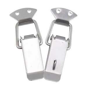 不锈钢鸭嘴扣箱子锁扣卡扣90度直角工具箱搭扣木箱拉扣锁牌搭扣锁