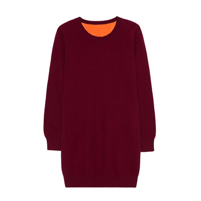 加绒毛衣女加厚时尚中长款修身