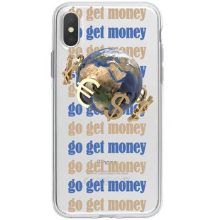 MOJI原创努力去赚钱手机壳适用于华为p40pro小米 get money手机套