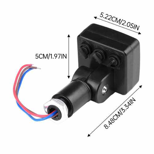 AC85-265V 迷你小号人体红外感应开关 开孔12MM 黑色