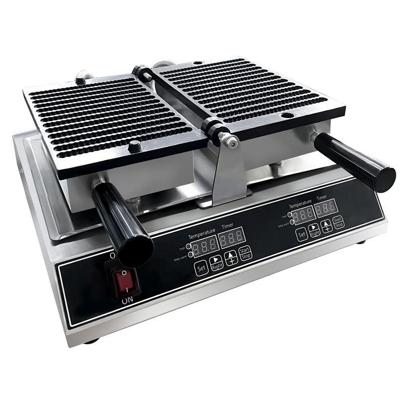 螺纹华夫饼机 餐饮商用不锈钢电热香酥食品机跨境热销欧规华夫炉