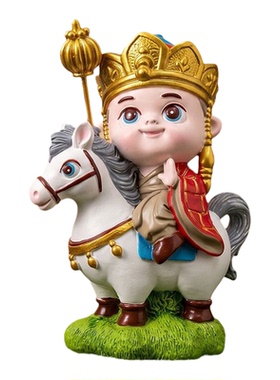 Q版西游记师徒树脂桌面摆件