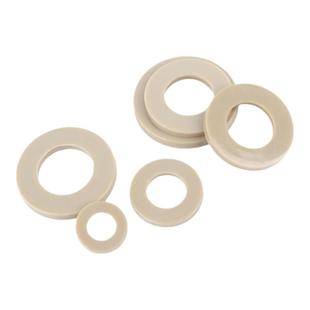 PEEK耐高温耐酸碱绝缘树脂高强度塑料圆形螺丝平垫片垫圈垫子介子