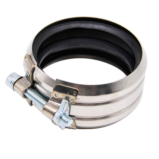 铸铁管柔性接口管束耳板式B型快接卡箍304不锈钢抱箍PVC排水管箍