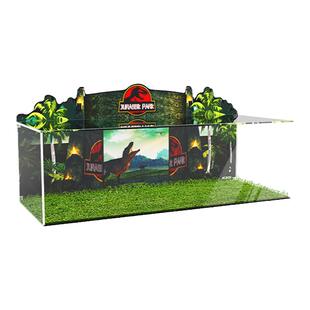 KGBOX乐高侏罗纪世界76956霸王龙肆虐记亚克力展示盒防尘罩透明