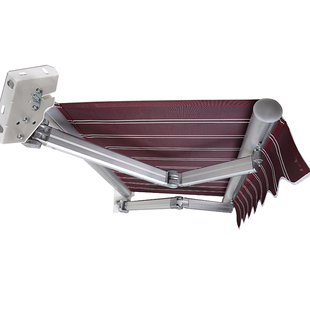 遮阳棚伸缩式手摇电动折叠收缩遮阳蓬户外阳台帐篷庭院门面遮雨棚