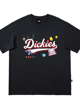 Dickies复古童趣印花短袖T恤男