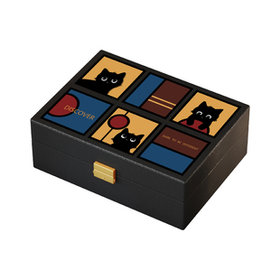 首饰收纳盒大容量珠宝箱高档精致耳环耳钉项链戒指黄金手饰品盒子