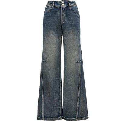 ONLY高腰宽松微喇裤长裤牛仔裤