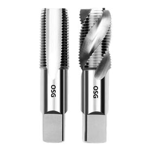 日本OSG管用直槽丝攻G RP RC PS PT ZG1/4 3/8管螺纹铝用螺旋丝锥