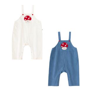 【软牛仔】幼歌婴幼儿2025春季卡通复古牛仔背带裤洋气可爱裤子潮