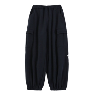 oddtails男童加绒工装裤秋冬款保暖收口防风裤子2025新款洋气长裤