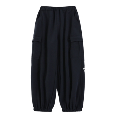 oddtails男童加绒工装裤秋冬款保暖收口防风裤子2025新款洋气长裤