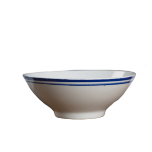 景德镇老式怀旧蓝边碗六寸饭碗粥碗汤碗 家用店用餐馆特价包邮