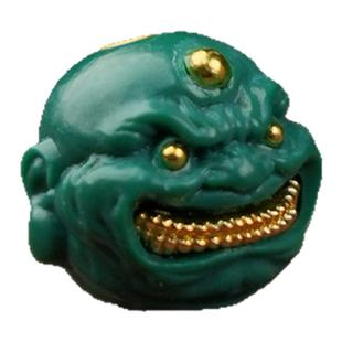 琢木·金池恶僧文玩银配饰星月猴头全套散珠手串隔珠diy配件