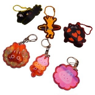 合气万物原创猫猫守护神好运小猫可爱卡通钥匙扣书包挂饰亚克力