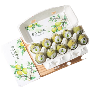 梨子凤梨酥包装盒贴纸包装袋网红纸浆盒鸡蛋礼盒围边盒烘焙6/10粒