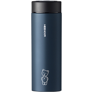 希诺保温杯304不锈钢水杯男士带盖办公家用正品简约真空泡茶水杯