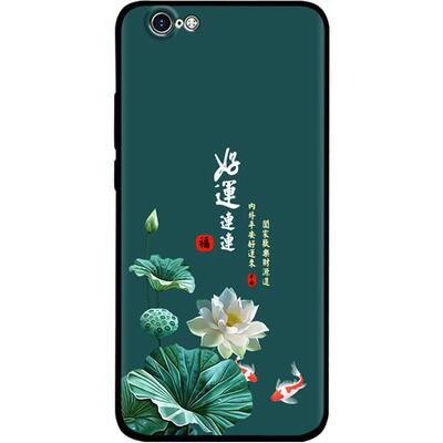 适用oppoa52硅胶手机壳中国风