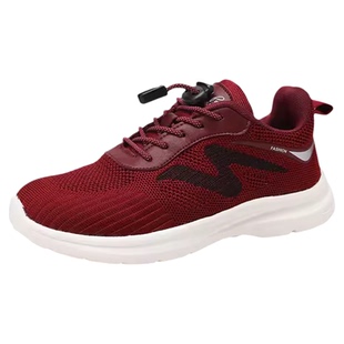 大东休闲运动鞋2023年春季新款飞织布低跟平底抽绳带女鞋23C2152