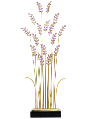 紫水晶麦穗装饰品高档艺术摆件