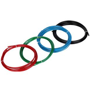 304不锈钢钢丝绳彩色包塑胶1 2 2.5 3.5 5mm超软绑线活鱼扣挂画绳