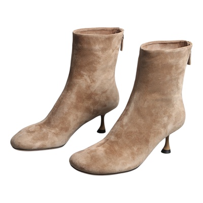 内加绒细跟货女短靴女靴子