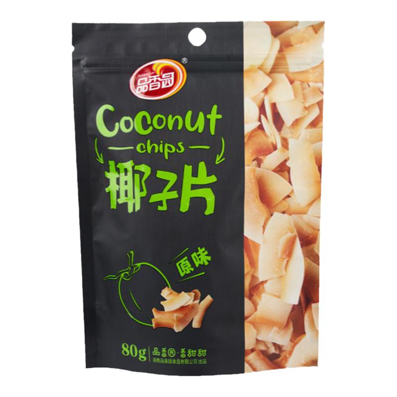 品香园椰子片入口酥脆口感美味