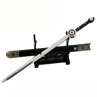 七剑下天山套装兵器穆郎日月剑双剑游龙剑莫问剑金属武器模型摆件