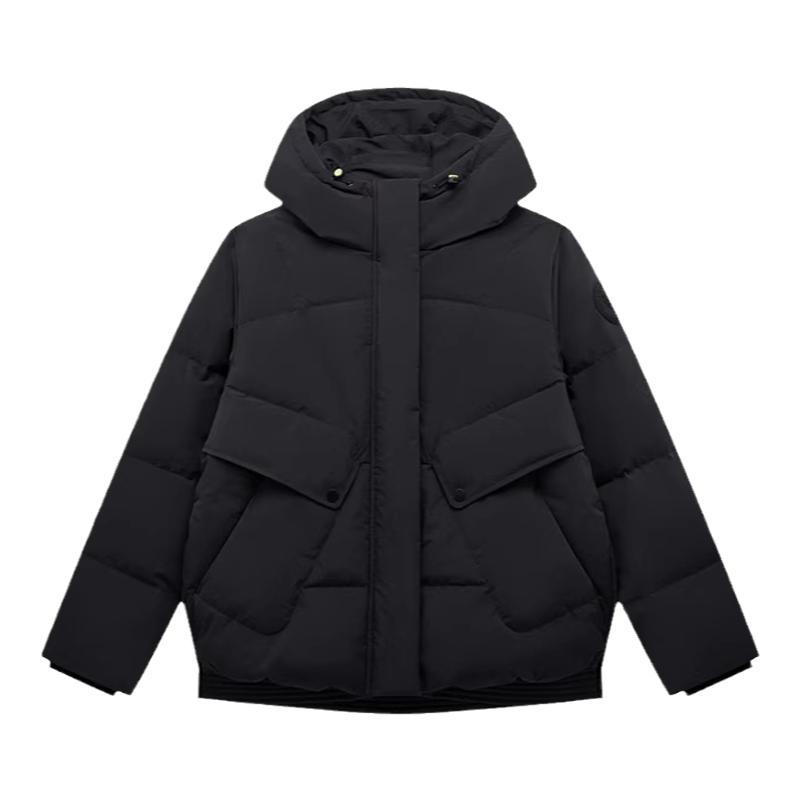 特步2024冬季新款羽绒服加厚保暖