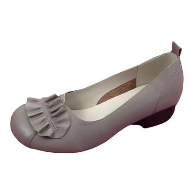 百搭一脚蹬软底妈妈鞋新款休闲