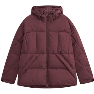 MODE COMMUTER| MC防泼水抗静电加厚高克重保暖蓬松连帽羽绒服