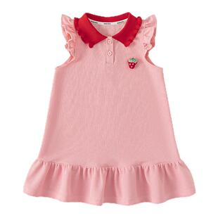 INSbobo女童连衣裙2026夏季新款周岁女宝礼服儿童公主裙宝宝夏装