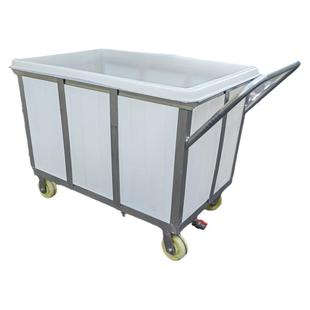 带轮水箱推车周转车落布车染布厂推布车熟胶箱布草车装水推车带桶