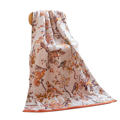 90*180加大加厚纯棉纱布浴巾