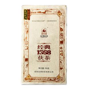 【经典1368】泾渭茯茶 黑茶 陕西泾阳 正品金花特色茯砖茶