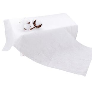 100条加厚珍珠纹一次性毛巾美容院理发店擦头吸水无纺布干发毛巾