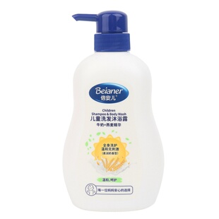 倍安儿儿童洗发沐浴二合一牛奶燕麦精华温和宝宝专用洗发水沐浴露