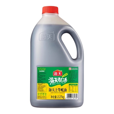 海天上等蚝油2.27kg瓶家用耗油旗舰店商用大桶装蚝汁火锅蘸料正品