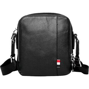 斜挎包男小型头层牛皮轻便真皮男仕小号简约商务休闲潮男土单肩包